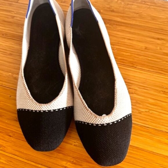 Rothy’s The Square Tuxedo Loafer/Flats Ballets - Picture 2 of 10